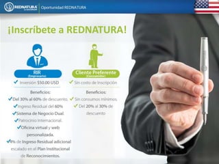 ¡Inscríbete a REDNATURA!
 