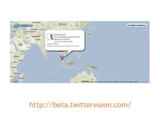 http://beta.twittervision.com/
 