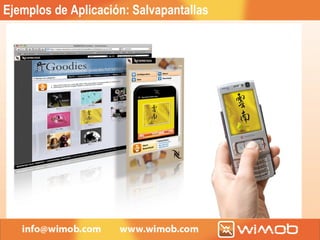 Ejemplos de Aplicación:   Salvapantallas 