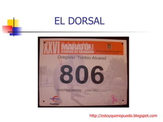 EL DORSAL http://estoyquenopuedo.blogspot.com 