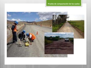 Prueba de compactación de los suelos
 