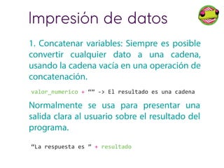 Presentación 02 fundamentos de programación