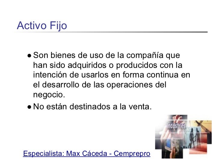 ctivo fijo ctivo fijo