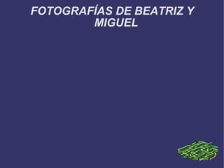 FOTOGRAFÍAS DE BEATRIZ Y MIGUEL 