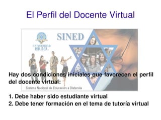 Perfil del Docente Virtual