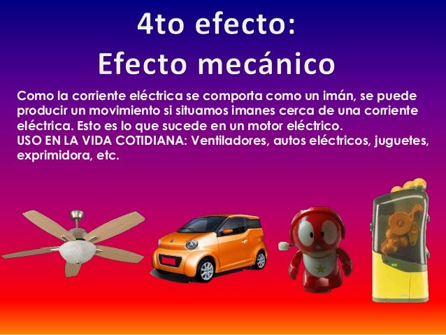 Efectos de la corriente eléctrica