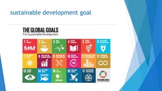 sustainable development goal
 