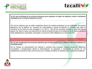 INMUDECI 100 Días de Gobierno