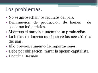 Descontento popular que derrocó al Sha.Alzando un nuevo líder Ayatola RohollahJomeini.Crítica  al intervencionismo norteamericano.Este distanciamiento  entre Irán y Estados  Unidos, fue aprovechado por Irák Saddam Hussein. Investigue sobre la Guerra de Irák.	