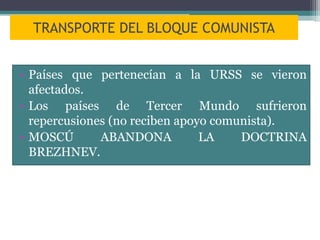  incentivo a la inversión privada.Gobierno LeonidBrezhnev (1962-1982)