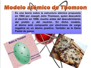 Modelo Atómico de  Thomson