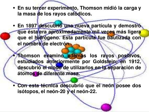 Modelo Atomico De Thomson