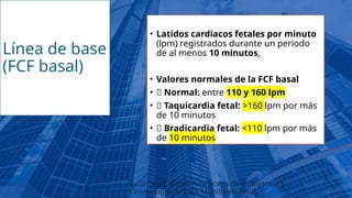Monitor cardiaco fetal intra parto para estudiantes | PPTX