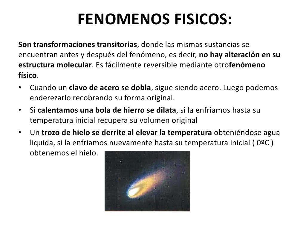 Fenómenos Fisicos