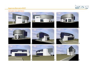 Concepción Arquitectónica de Agencia Bancaria. 