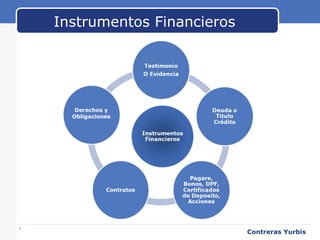Instrumentos   Financieros www.themegallery.com Contreras Yurbis Derechos y Obligaciones 