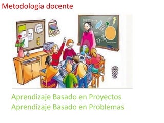 Metodología docente
Aprendizaje Basado en Proyectos
Aprendizaje Basado en Problemas
 