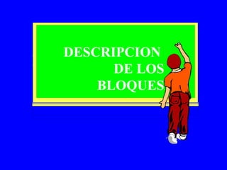 DESCRIPCION  DE  LOS BLOQUES  DESCRIPCION  DE LOS BLOQUES 