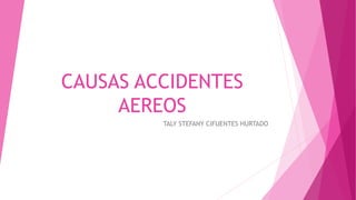 CAUSAS ACCIDENTES
AEREOS
TALY STEFANY CIFUENTES HURTADO
 