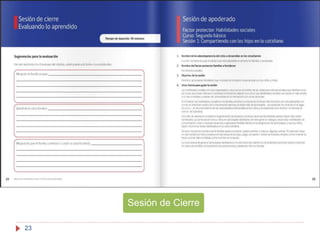 23
Sesión de Cierre
 
