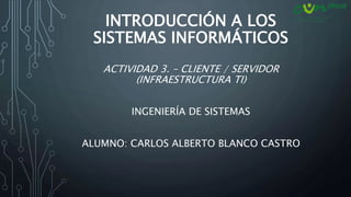 Presentacion actividad cliente - servidor | PPTX