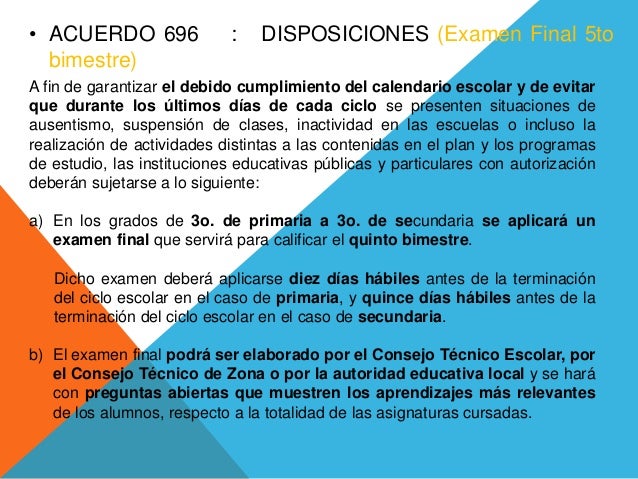 Presentacion acuerdo 696 secundaria modificado