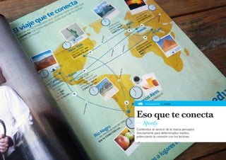 INFOGRAFÍA » LIVING




Eso que te conecta
—Speedy
Contenidos al servicio de la marca pensados
directamente para determinados medios,
potenciando la conexión con los lectores.
 