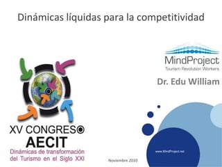 www.MindProject.net
Company
LOGO
Dinámicas líquidas para la competitividad
Noviembre 2010
Dr. Edu William
 