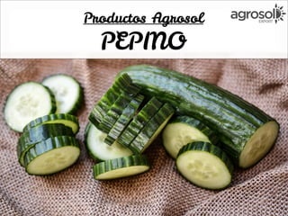 Productos Agrosol
PEPINO
 