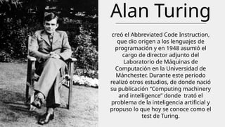 Presentacion ALAN TURING.pptx para los grados de 9 | PPTX