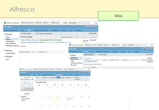 Presentacion alfresco | PPTX