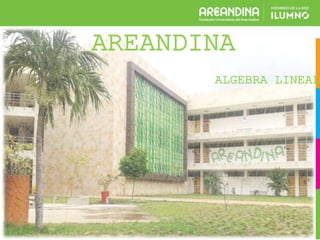 AREANDINA
ALGEBRA LINEAL
 