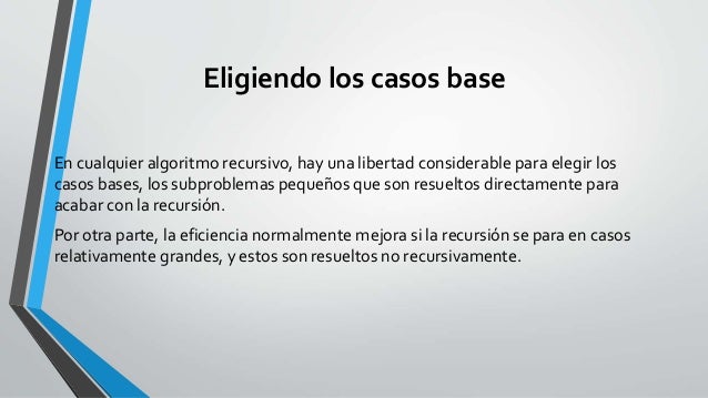 Algoritmo divide y vencerás