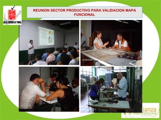 REUNION SECTOR PRODUCTIVO PARA VALIDACION MAPA FUNCIONAL 