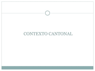 CONTEXTO CANTONAL
 