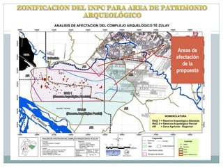 Areas de
afectación
de la
propuesta
 