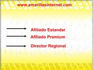 www.amarillasinternet.com Afiliado Estandar Afiliado Premium Director Regional 