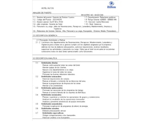 Presentacion analisis de puesto division cuartos