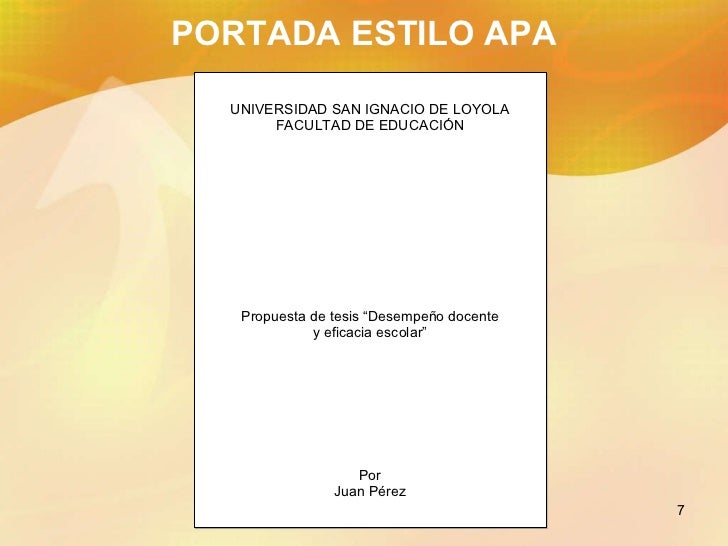en portada formato apa ejemplo de monografia en portada portadas normas apa