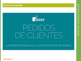 @alfredovela
SOFTWAREDEGESTIÓN:INFOGRAFÍAS
Software de Gestión
 