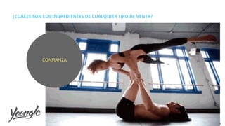 ¿CUÁLES SON LOS INGREDIENTES DE CUALQUIER TIPO DE VENTA?
@EscuelaYoungle | @acantalicio
CONFIANZA
 