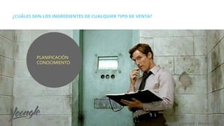 ¿CUÁLES SON LOS INGREDIENTES DE CUALQUIER TIPO DE VENTA?
@EscuelaYoungle | @acantalicio
PLANIFICACIÓN
CONOCIMIENTO
 