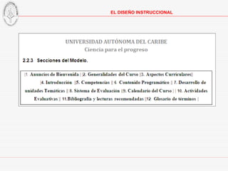 EL DISEÑO INSTRUCCIONAL 