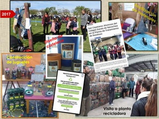 Visita a planta
recicladora
Construcción
de juguetes
2017
 