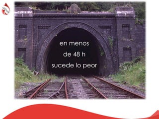 en menos
de 48 h
sucede lo peor
 