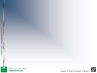 Hospital de Alta Resolución de Guadix
AgenciaPúblicaEmpresarialSanitariaHospitaldePoniente
 