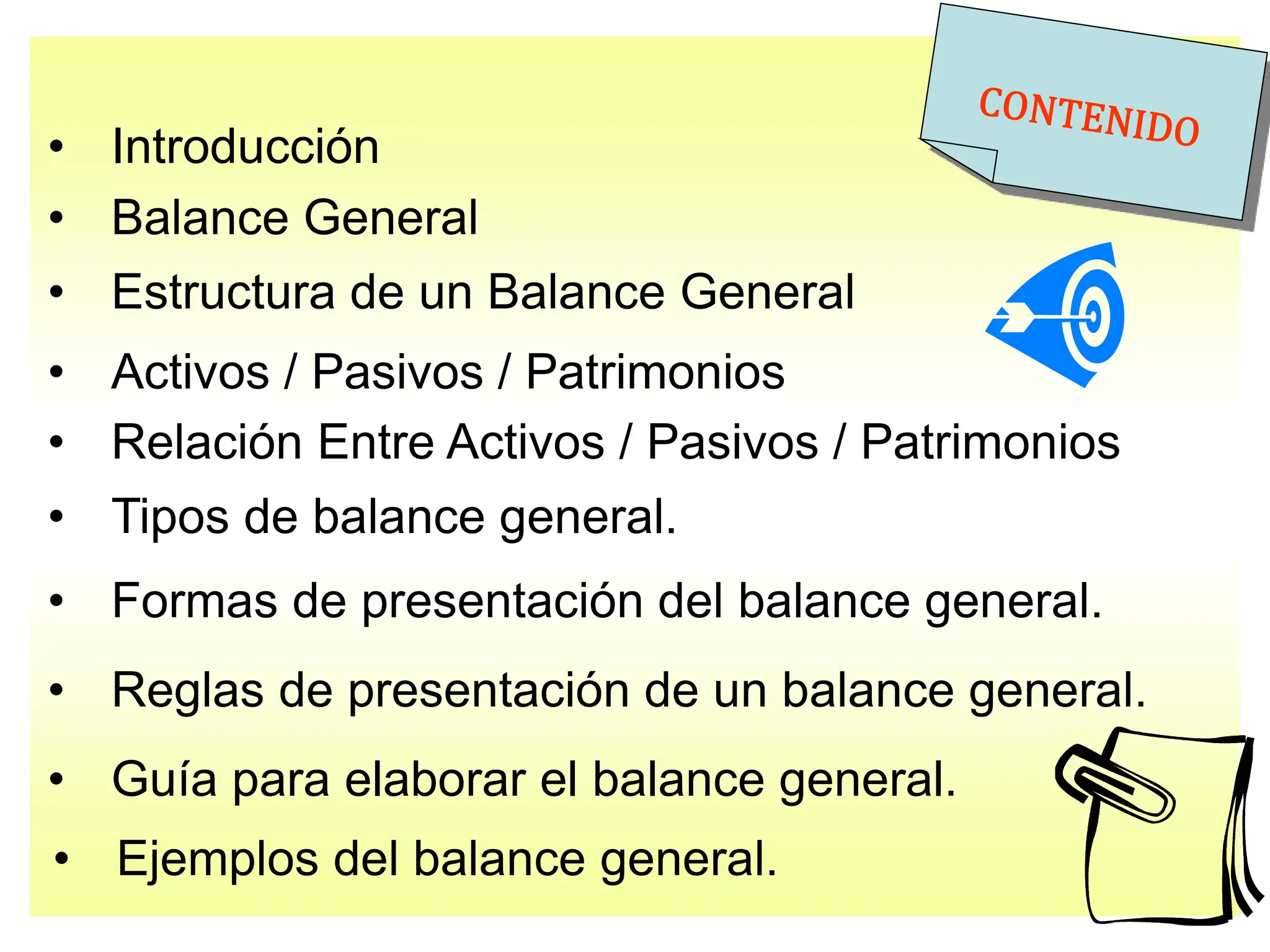 Balance De Pasivos 5. EL BALANCE DE SITUACIÓN Y SU ESTRUCTURA