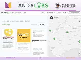 medialab.ugr.es! @MedialabUGR!
How can technologies contribute to a more
accesible world?
The line of work “Accessible tec...