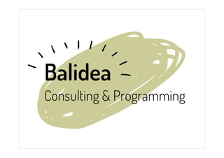 Balidea Presentation  (English)