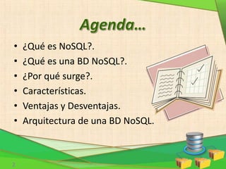 Presentacion BD NoSQL | PPSX